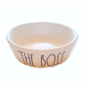 Rae Dunn The Boss  Pet Food Bowl